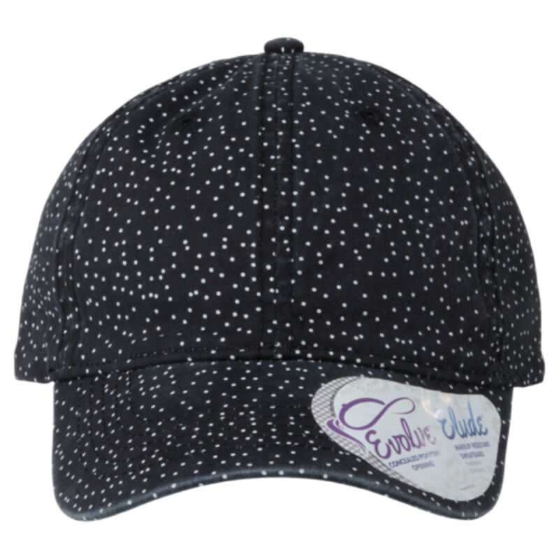 Women's Garment-Washed Fashion Print Cap Thumbnail