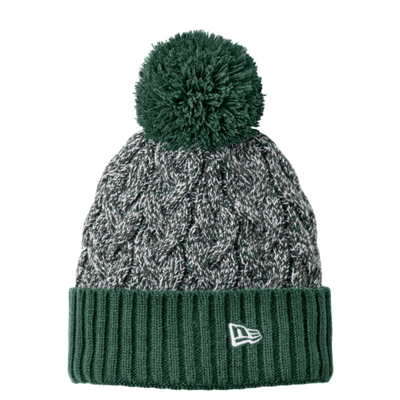 Marled Knit Pom Beanie Thumbnail