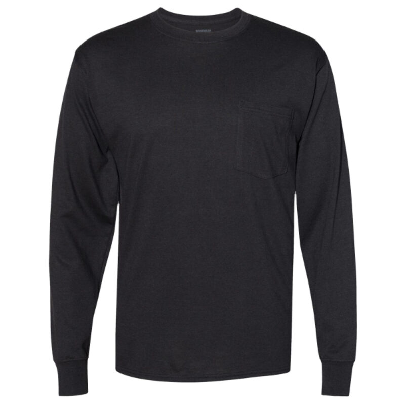 Unisex Workwear Long Sleeve Pocket T-Shirt Thumbnail