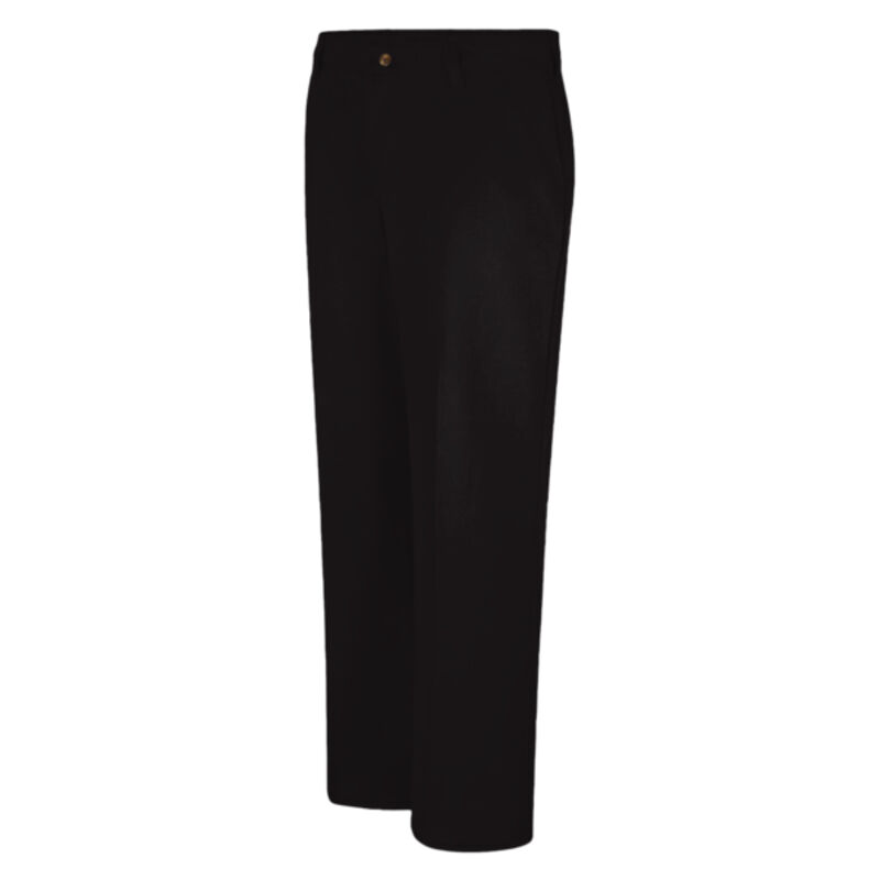 Women's Extended Sizes Plain Front Cotton Pants Thumbnail