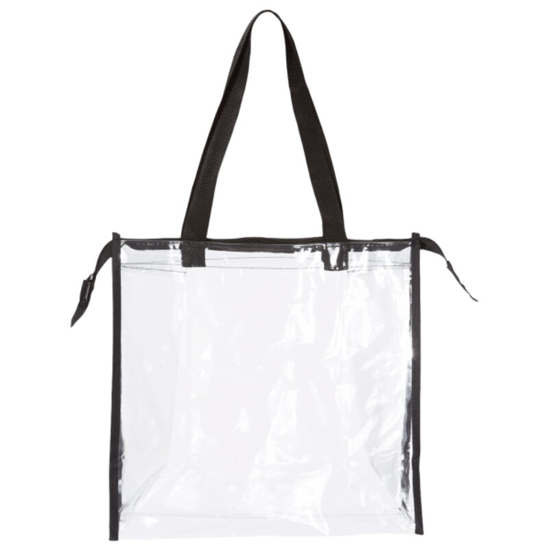 Clear Zippered Tote with Full Gusset Thumbnail
