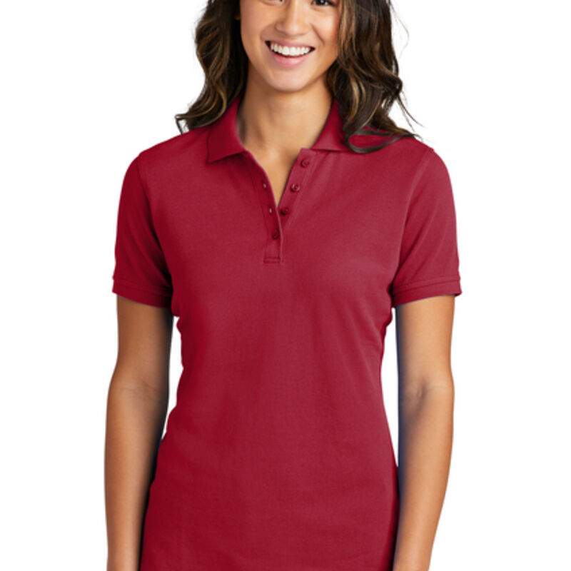 Women's Combed Ring Spun Pique Polo Thumbnail