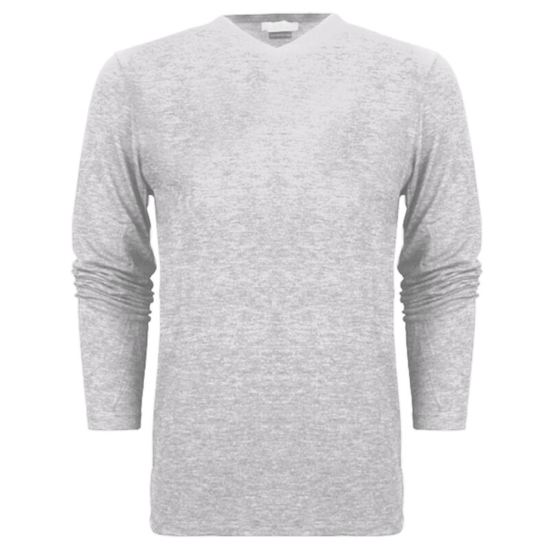 Unisex Long Sleeve V-Neck Tee Thumbnail