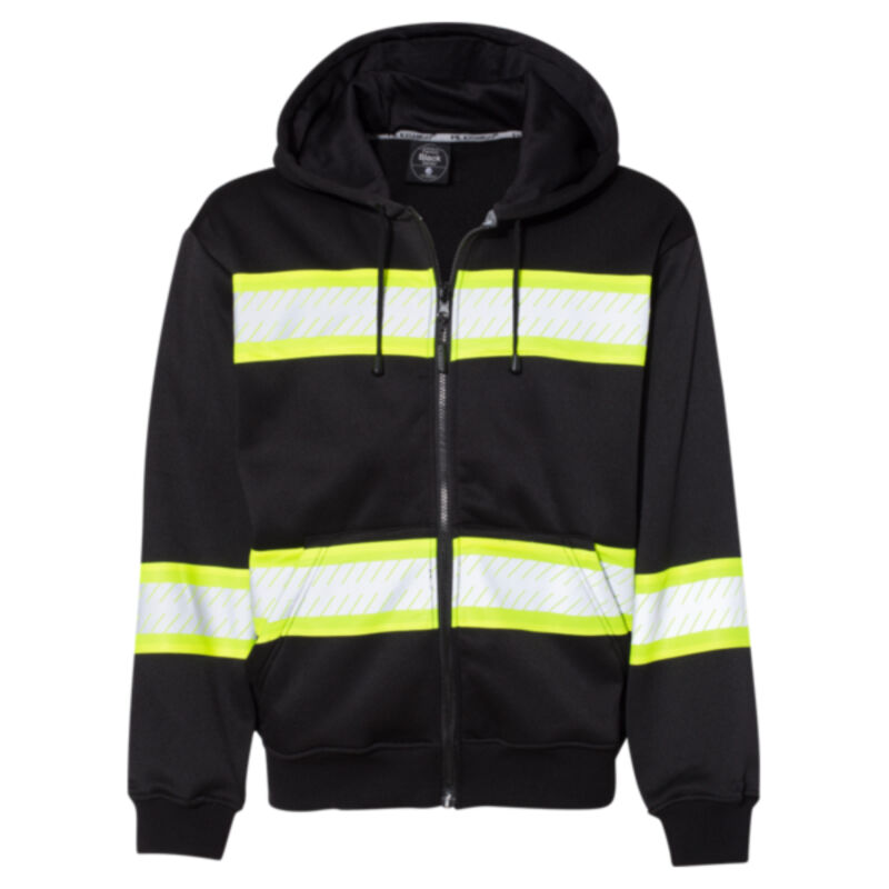 Enhanced Visibility Heavyweight Hooded Full-Zip Sweatshirt Thumbnail