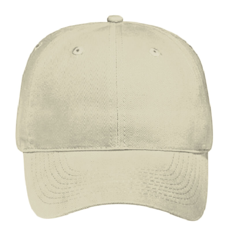 OTTO Brushed Bull Denim Six Panel Low Profile Baseball Cap Thumbnail