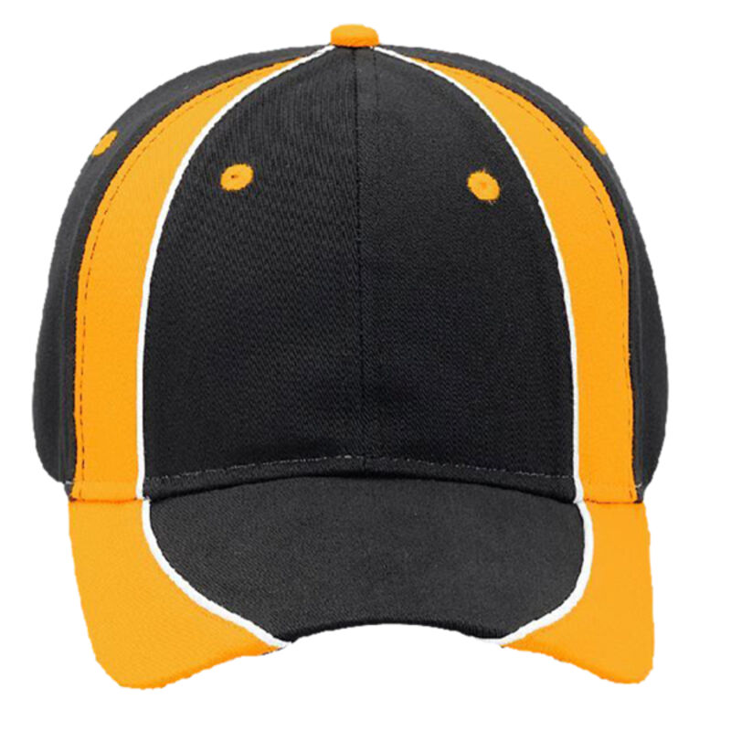 OTTO Piping Design Brushed Cotton Twill Six Panel Low Profile Baseball Cap Thumbnail