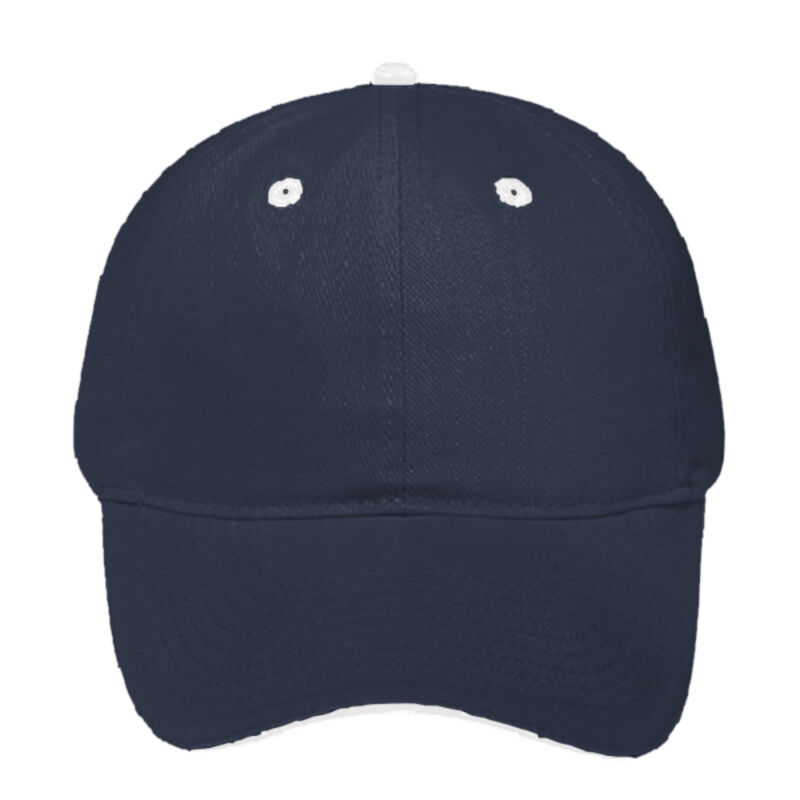 OTTO Garment Washed Superior Cotton Twill Sandwich Visor Six Panel Low Profile Dad Hat Thumbnail