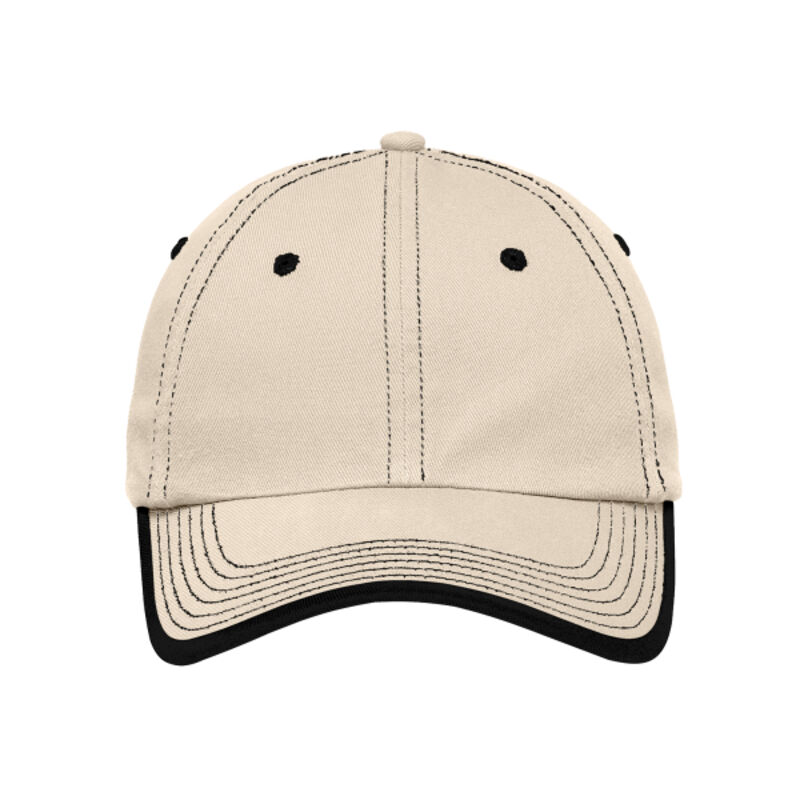 Vintage Washed Contrast Stitch Cap Thumbnail