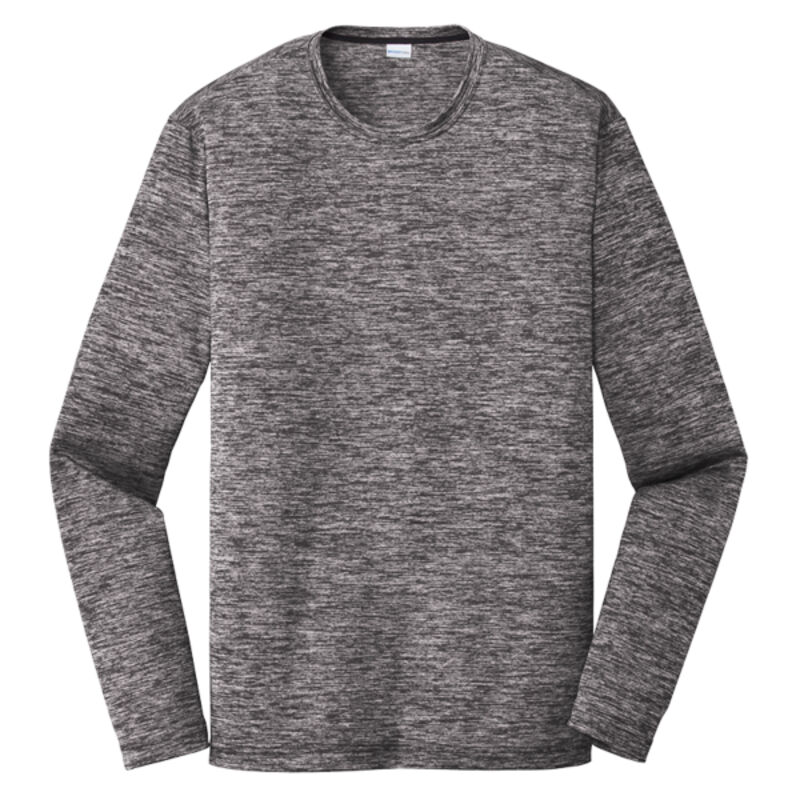 ® PosiCharge ® Long Sleeve Electric Heather Tee Thumbnail