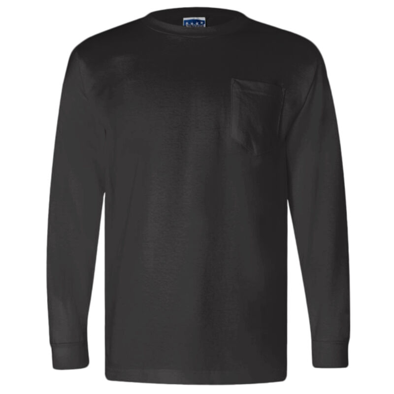 Union-Made Long Sleeve T-Shirt with a Pocket Thumbnail