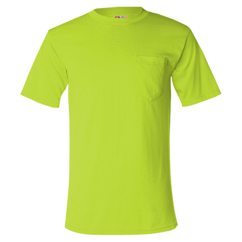 USA-Made 50/50 Short Sleeve T-Shirt with a Pocket Thumbnail