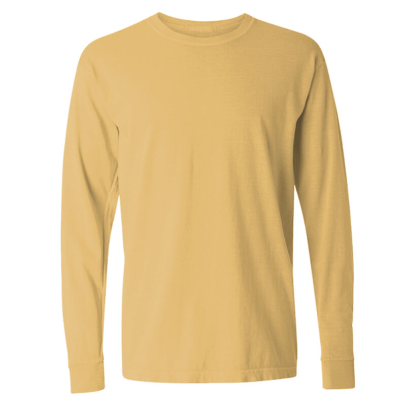 Garment Dyed Heavyweight Ringspun Long Sleeve T-Shirt Thumbnail