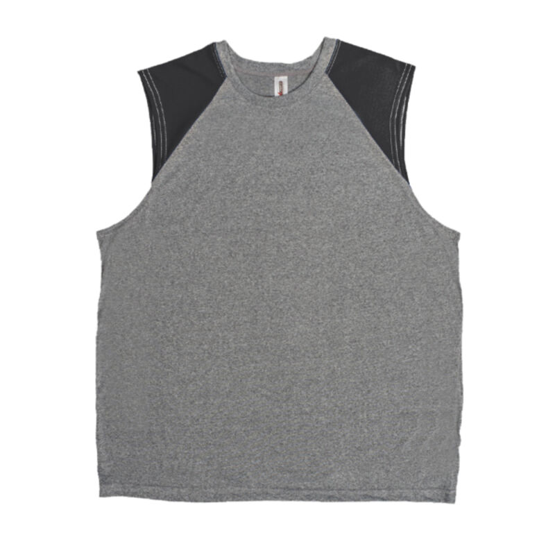 AT818 Men's Sleeveless Colorblock Natural Feel Training Tee Thumbnail