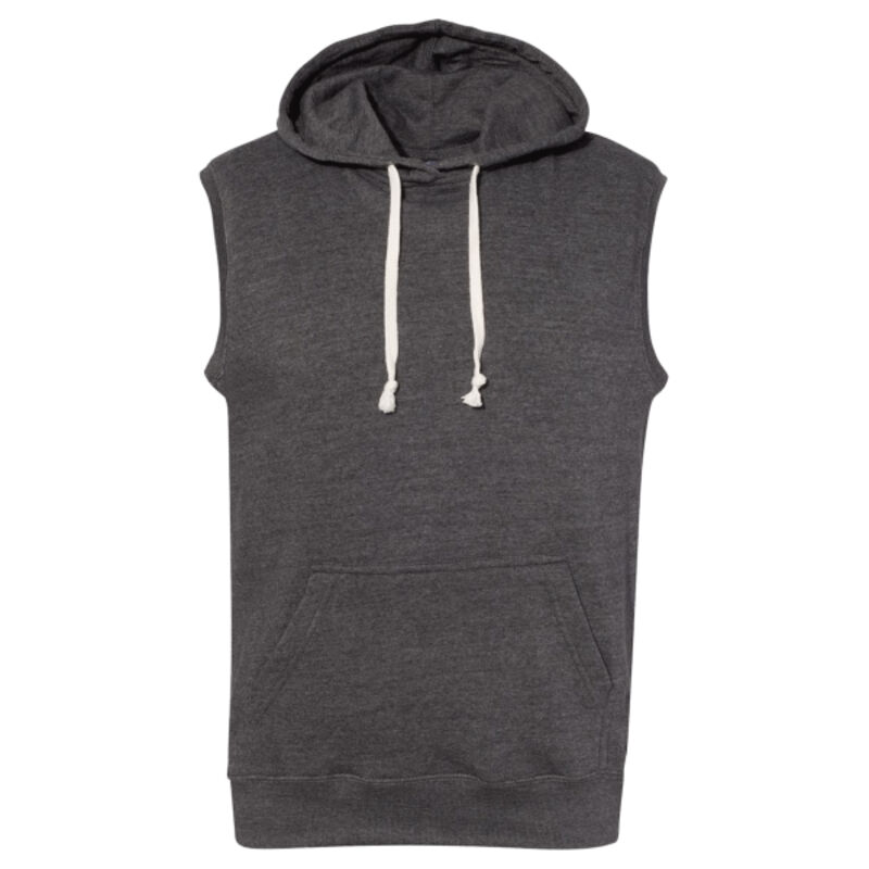 Triblend Sleeveless Hooded Sweatshirt Thumbnail