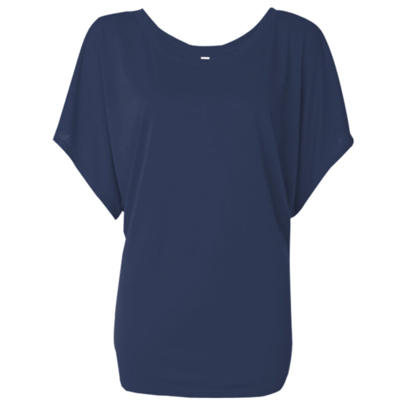 Women's Flowy Draped Sleeve Dolman Tee Thumbnail