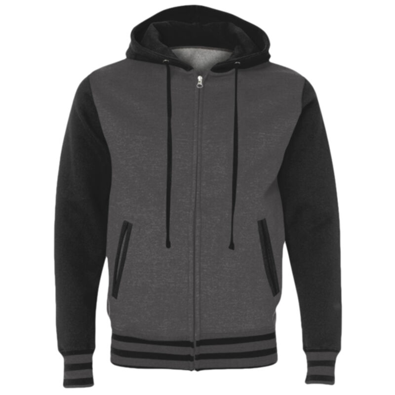 Unisex Varsity Hooded Full-Zip Sweatshirt Thumbnail
