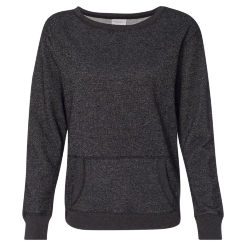 Women's Glitter French Terry Crewneck Sweatshirt Thumbnail