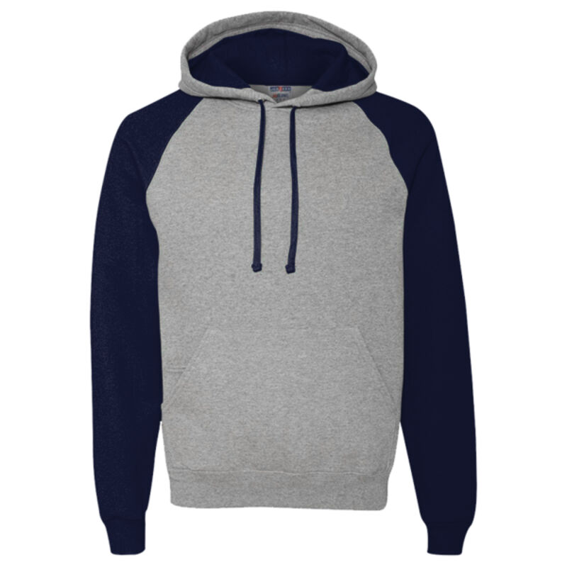 Nublend Colorblocked Raglan Hooded Sweatshirt Thumbnail
