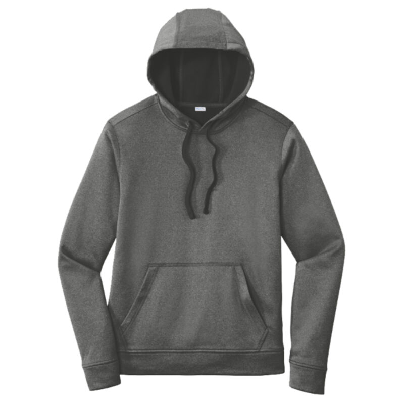 ® PosiCharge ® Sport Wick ® Heather Fleece Hooded Pullover Thumbnail