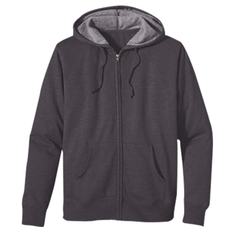 Men's 7 oz. Organic/Recycled Heathered Full-Zip Hood Thumbnail