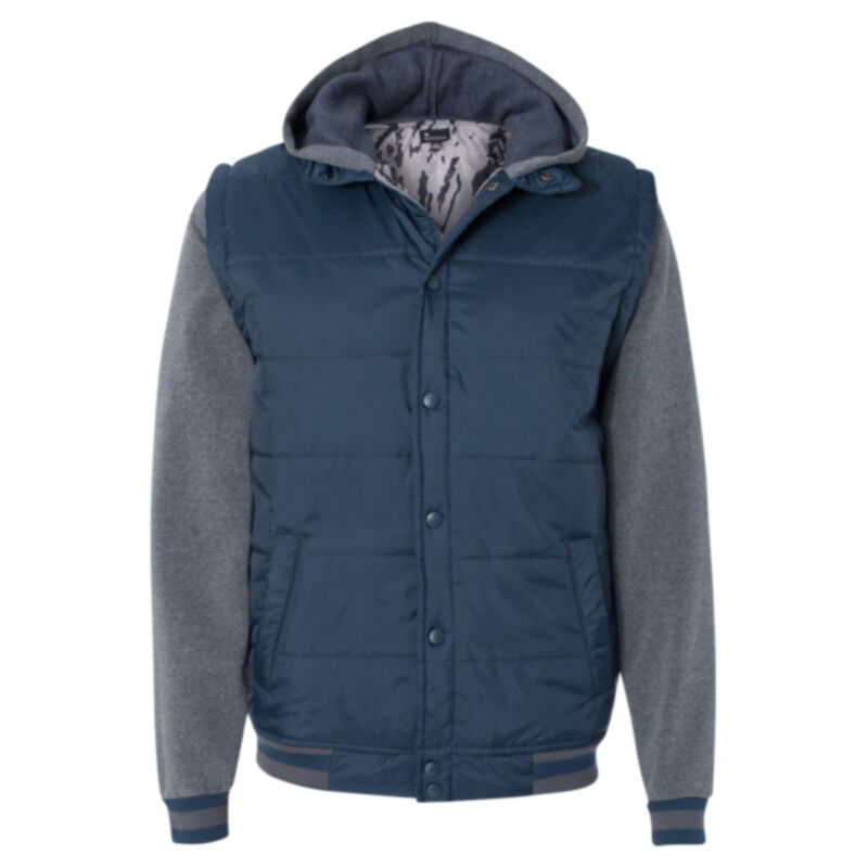 Nylon Vest with Fleece Sleeves Thumbnail