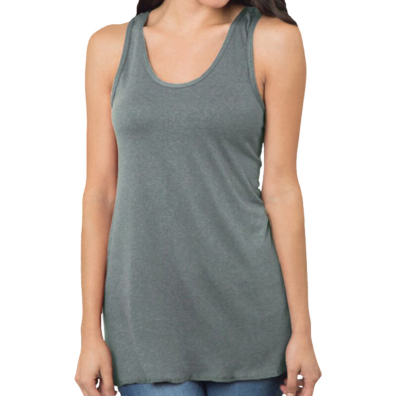 Women's Tri-Blend Razor Back Tank Top Thumbnail