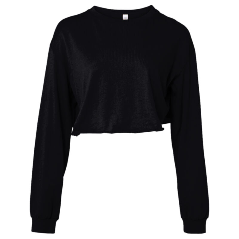 Fast Fashion Women's Cropped Long Sleeve Tee Thumbnail