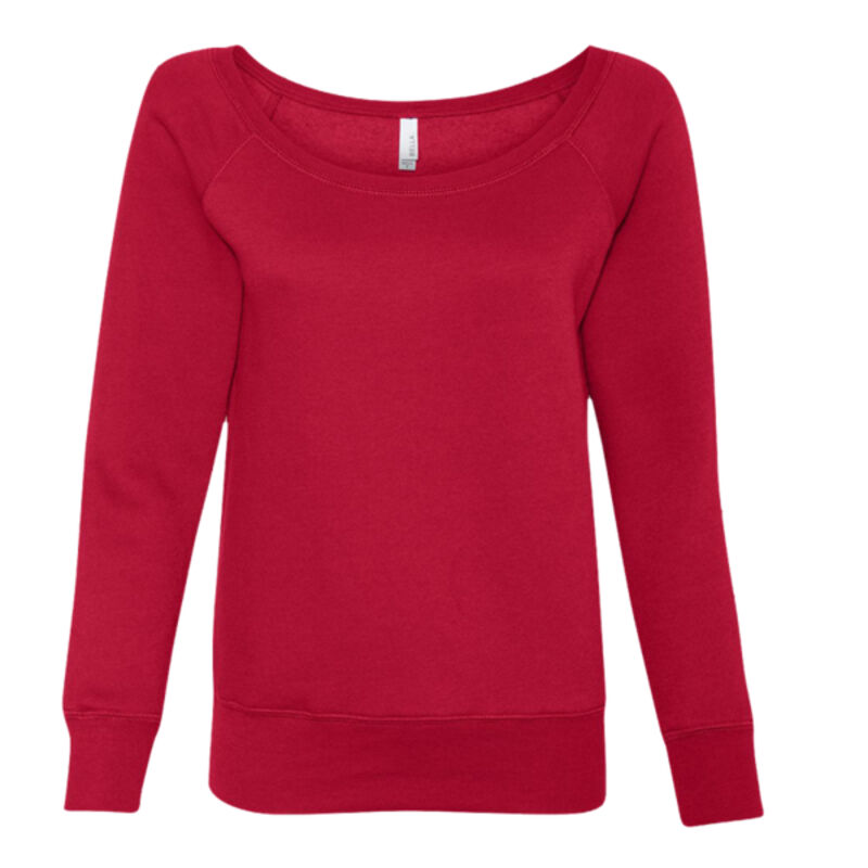 Women's Sponge Fleece Wideneck Sweatshirt Thumbnail