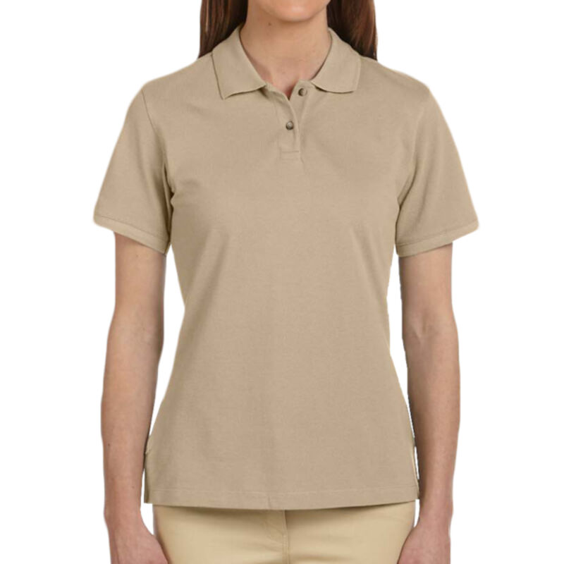 Ladies' 6 oz. Ringspun Cotton Piqué Short-Sleeve Polo Thumbnail