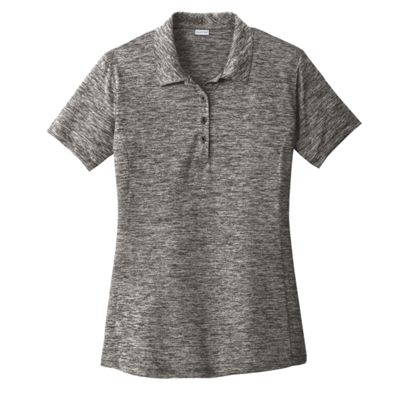 ® Ladies PosiCharge ® Electric Heather Polo Thumbnail