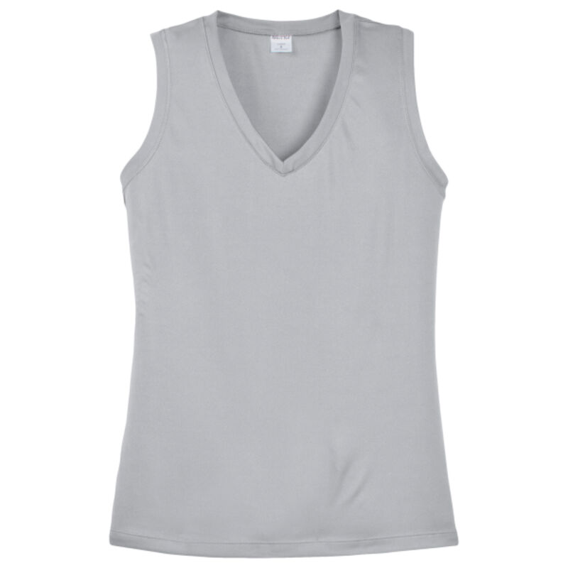 Ladies Sleeveless PosiCharge ® Competitor™ V Neck Tee Thumbnail
