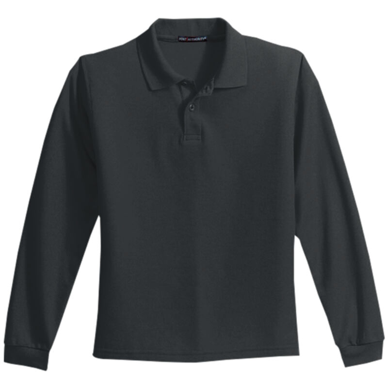 Youth Long Sleeve Silk Touch™ Polo Thumbnail