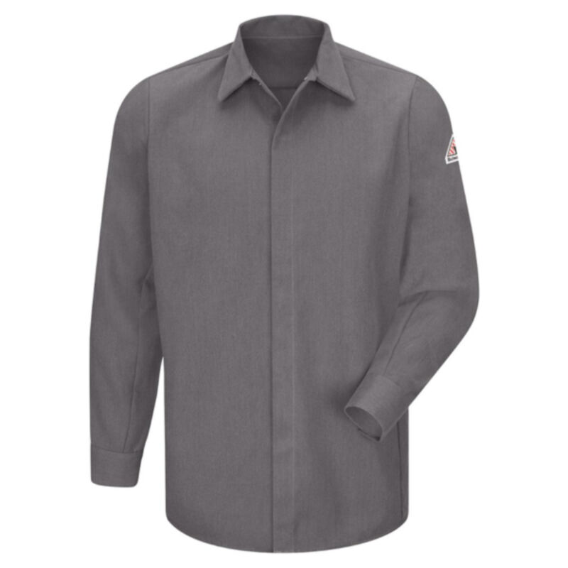 Concealed-Gripper Pocketless Long Sleeve Shirt - CoolTouch® 2 Thumbnail