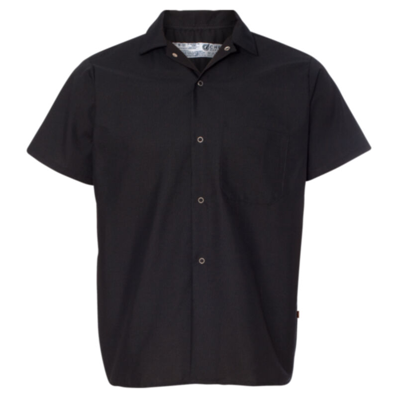 Poplin Cook Shirt with Gripper Closures Thumbnail