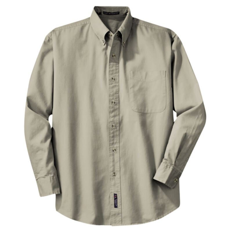 Tall Long Sleeve Twill Shirt Thumbnail