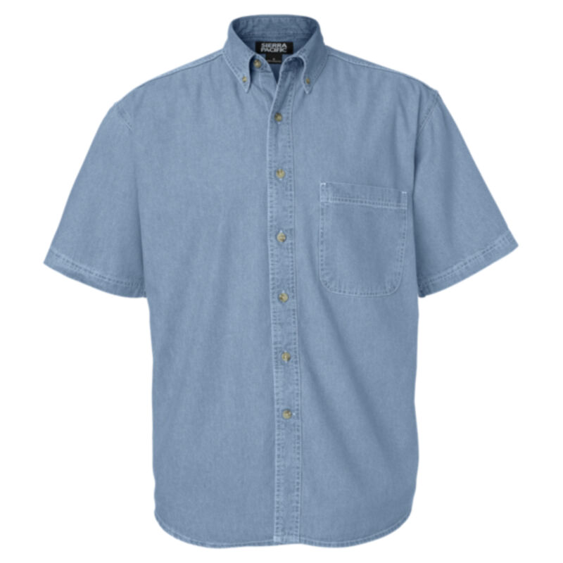 Short Sleeve Denim Shirt Thumbnail