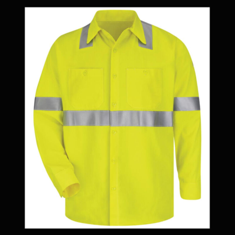 High Visibility Long Sleeve Work Shirt Thumbnail