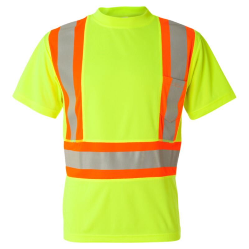 Class 2 T-Shirt with Flat Stitch Self-Fabric Panels Thumbnail